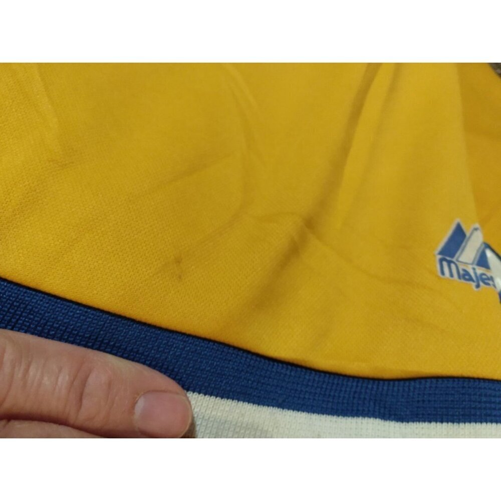 Vintage Majestic Hardwood Classics Golden state Warriors Warm Up Jersey Shirt 3X - Picture 8 of 16